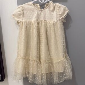 Lilou Elegant Cream Kids Dress